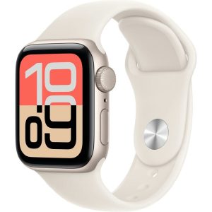 Умные часы Apple Watch SE 3 40mm Starlight Aluminum Case with Starlight Sport Band (S/M)