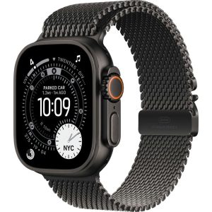 Умные часы Apple Watch Ultra 3 2025 49mm Black Titanium Case with Black Titanium Milanese Loop (L)