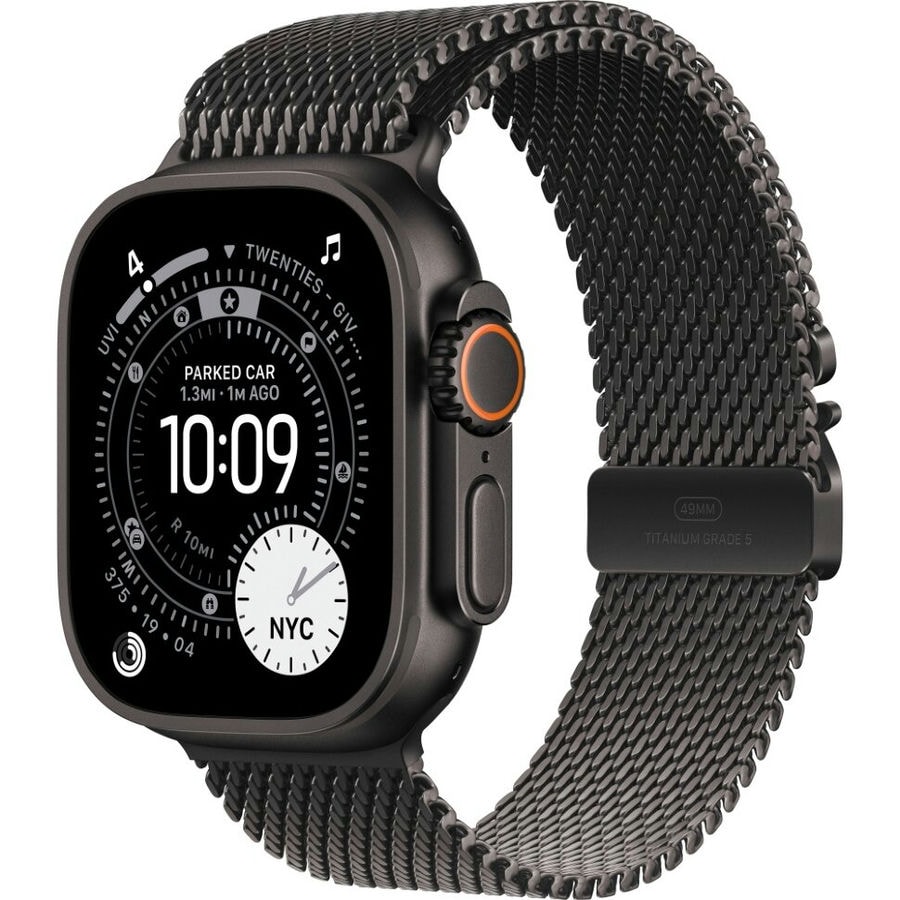 Умные часы Apple Watch Ultra 3 2025 49mm Black Titanium Case with Black Titanium Milanese Loop (M)