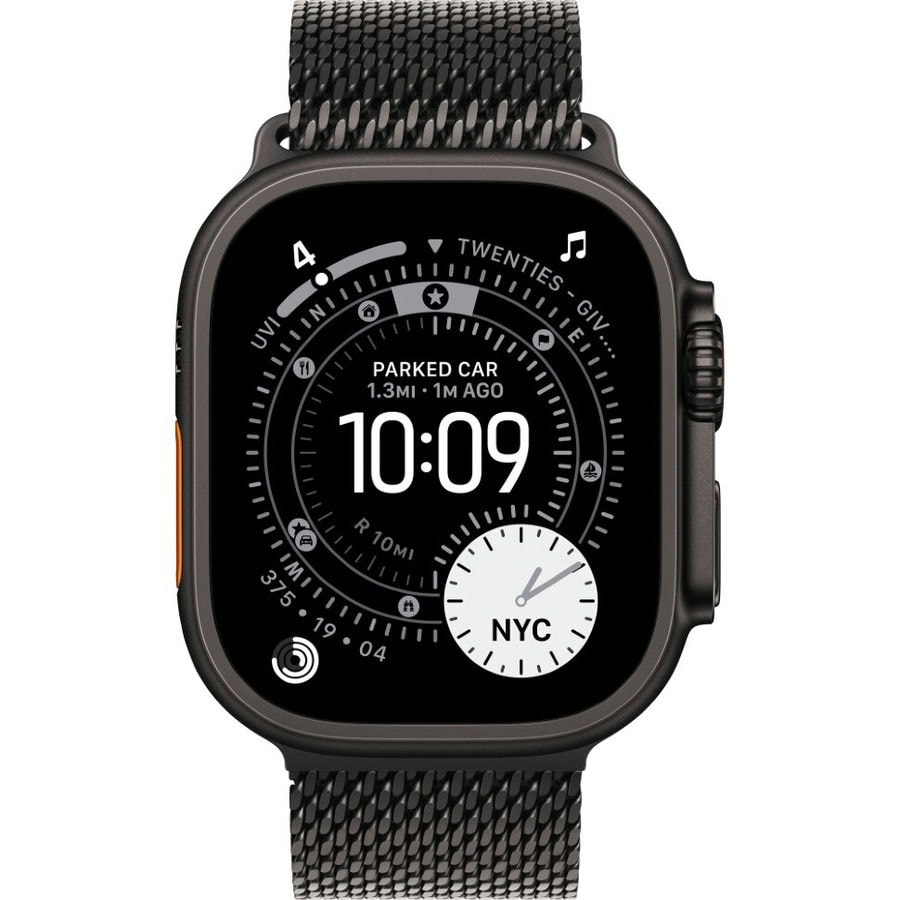 Умные часы Apple Watch Ultra 3 2025 49mm Black Titanium Case with Black Titanium Milanese Loop (M)