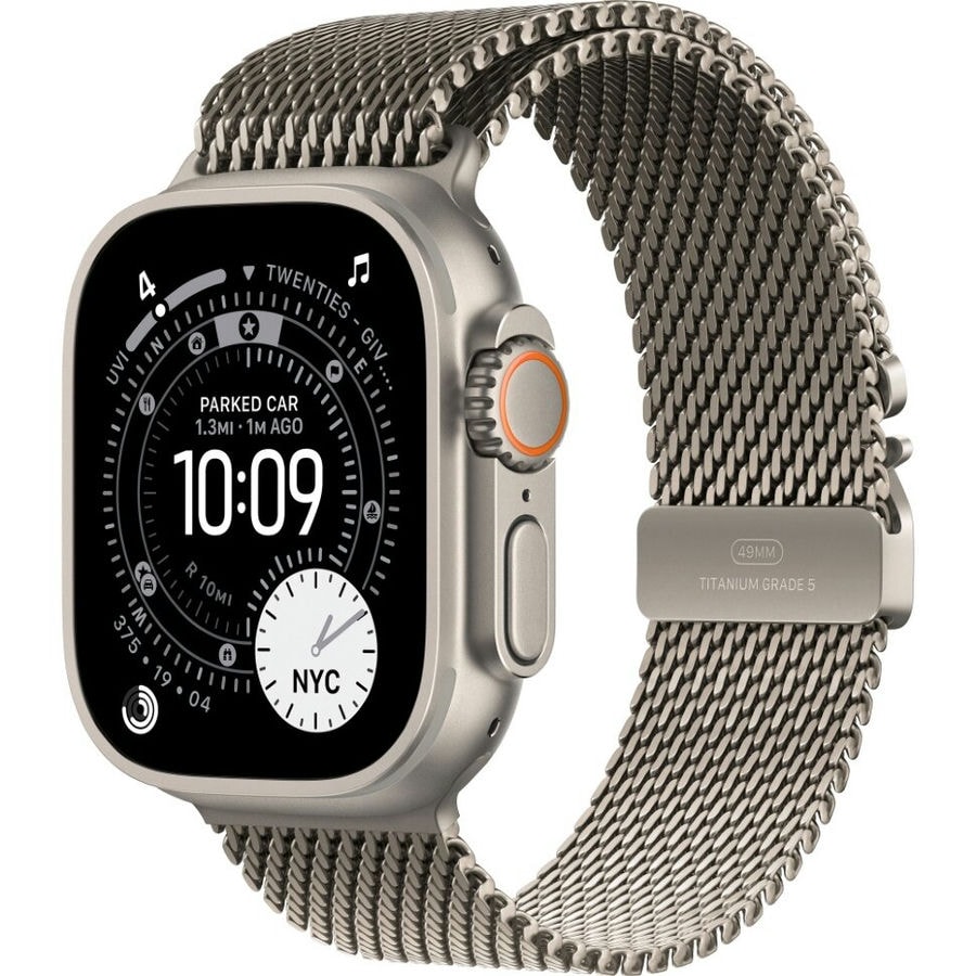 Умные часы Apple Watch Ultra 3 2025 49mm Natural Titanium Case with Natural Titanium Milanese Loop (S)