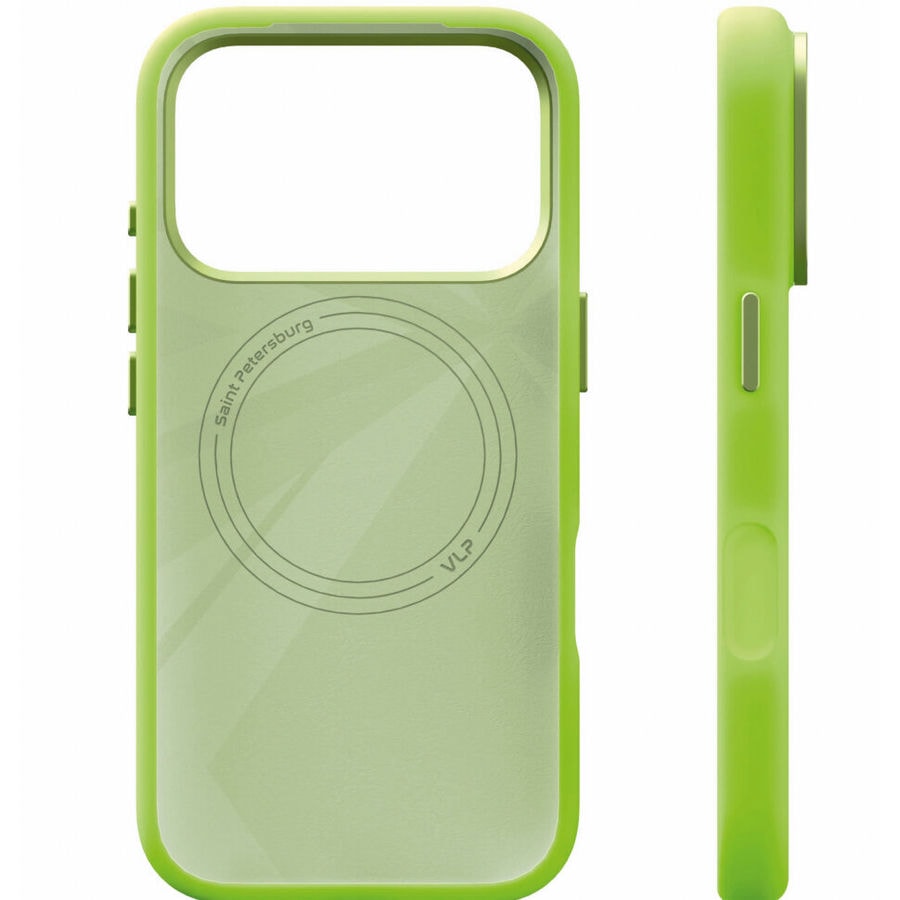 Чехол защитный VLP Aster Pro Case MagSafe для iPhone 17 Pro Лайм