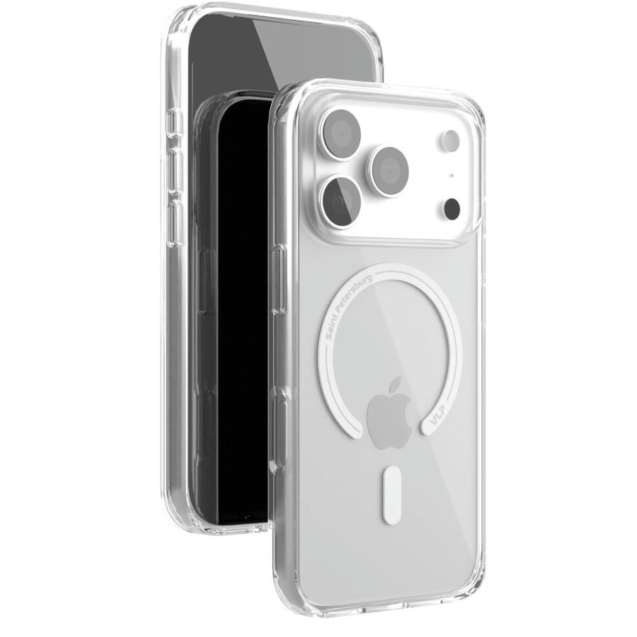 Чехол защитный VLP Diamond Case MagSafe для iPhone 17 Pro Прозрачный