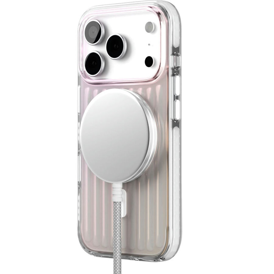Чехол защитный VLP Pulse Case MagSafe для iPhone 17 Pro Перламутровый