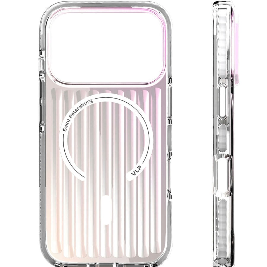 Чехол защитный VLP Pulse Case MagSafe для iPhone 17 Pro Перламутровый