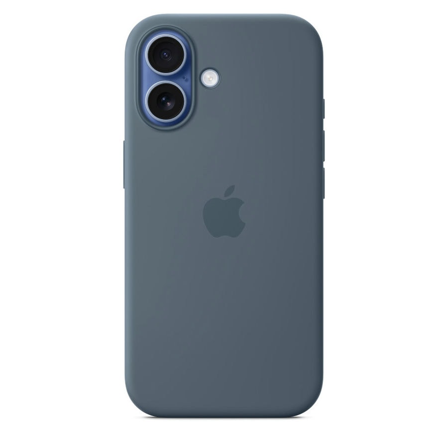 Чехол защитный Apple Silicone Case with MagSafe для iPhone 17 Anchor Blue