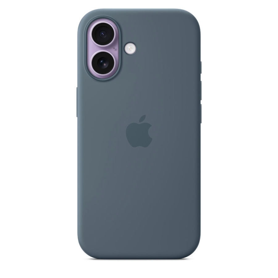 Чехол защитный Apple Silicone Case with MagSafe для iPhone 17 Anchor Blue