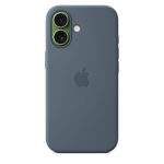 Чехол защитный Apple Silicone Case with MagSafe для iPhone 17 Anchor Blue