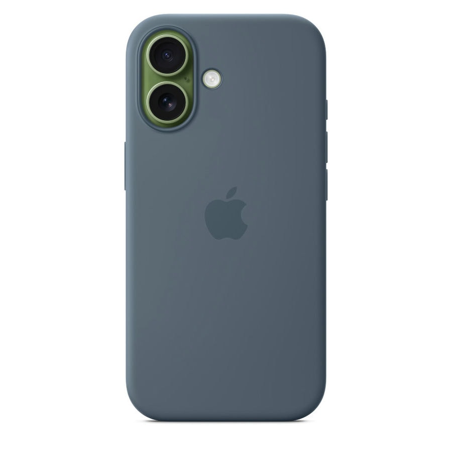 Чехол защитный Apple Silicone Case with MagSafe для iPhone 17 Anchor Blue