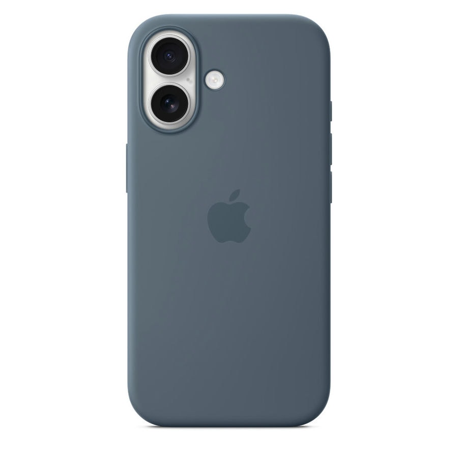 Чехол защитный Apple Silicone Case with MagSafe для iPhone 17 Anchor Blue