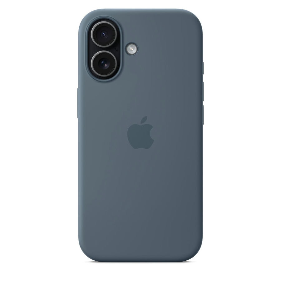 Чехол защитный Apple Silicone Case with MagSafe для iPhone 17 Anchor Blue