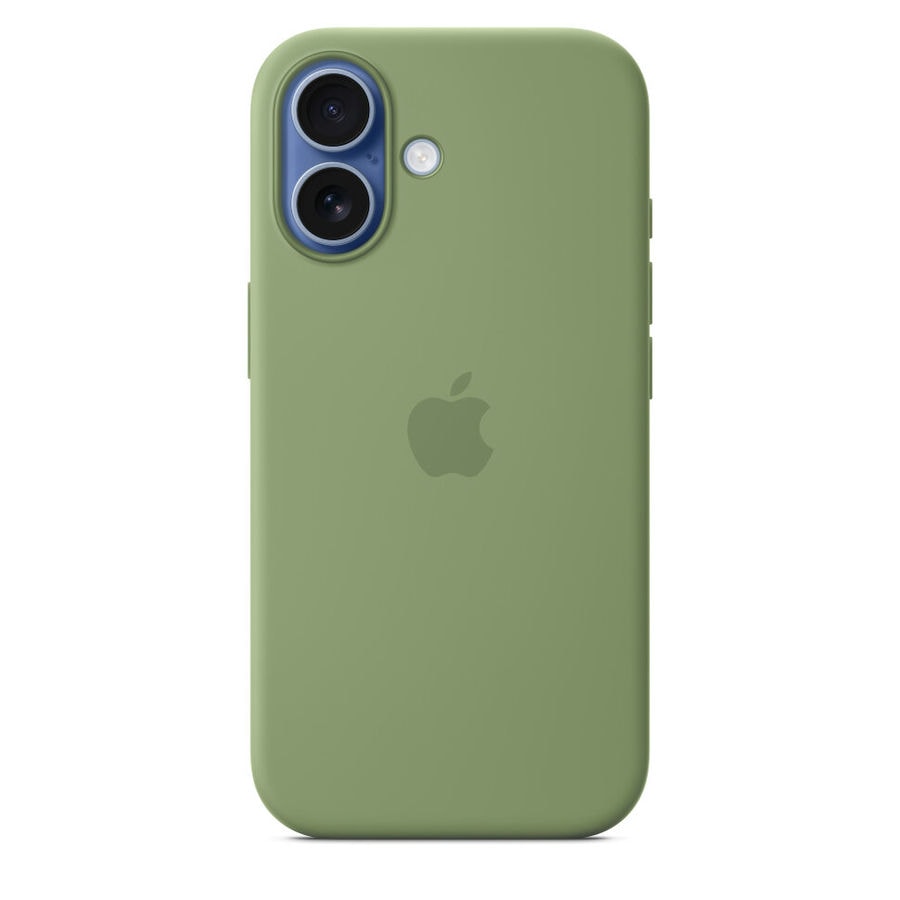 Чехол защитный Apple Silicone Case with MagSafe для iPhone 17 Light Moss