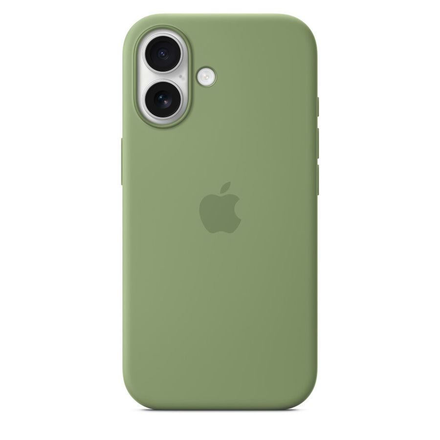 Чехол защитный Apple Silicone Case with MagSafe для iPhone 17 Light Moss