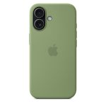Чехол защитный Apple Silicone Case with MagSafe для iPhone 17 Light Moss