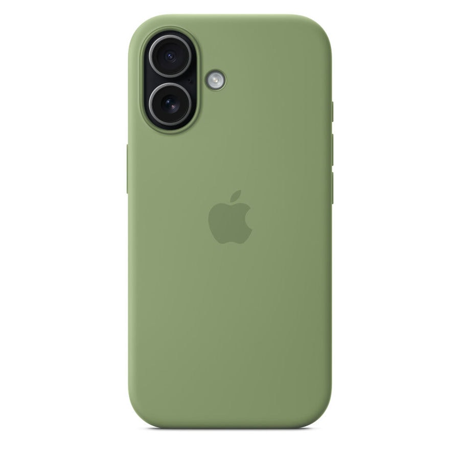Чехол защитный Apple Silicone Case with MagSafe для iPhone 17 Light Moss