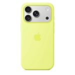 Чехол защитный Apple Silicone Case with MagSafe для iPhone 17 Pro Neon Yellow