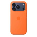 Чехол защитный Apple Silicone Case with MagSafe для iPhone 17 Pro Orange