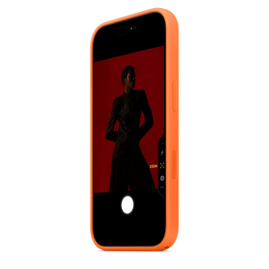 Чехол защитный Apple Silicone Case with MagSafe для iPhone 17 Pro Orange