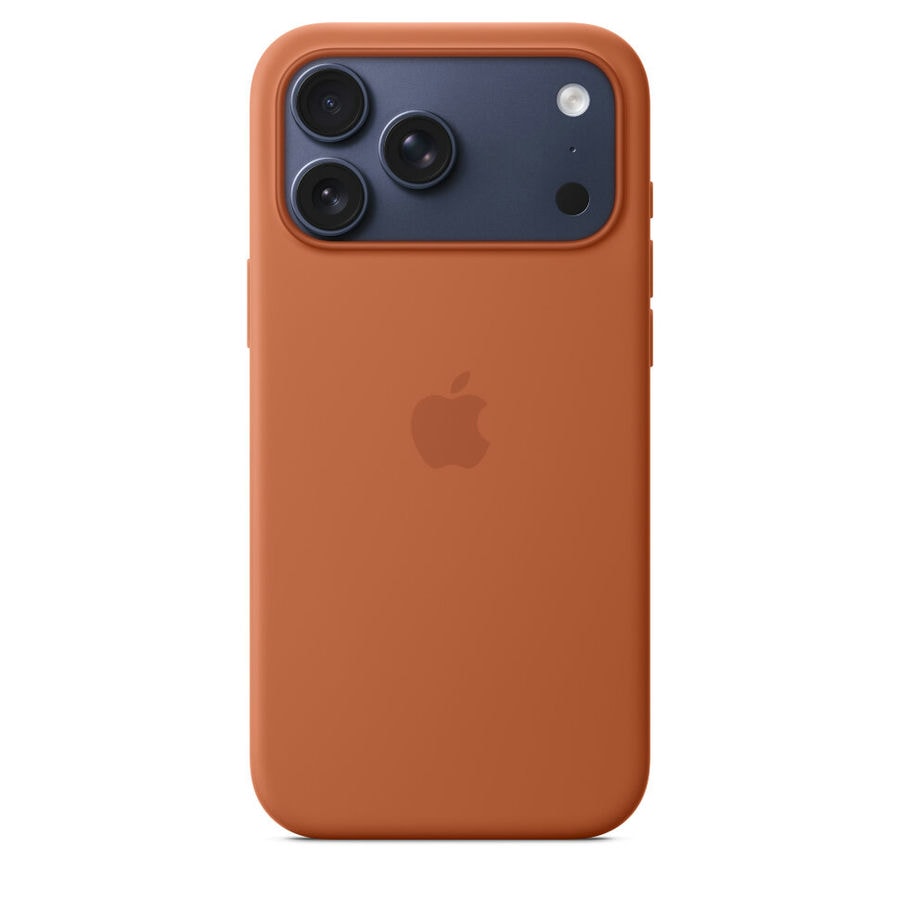 Чехол защитный Apple Silicone Case with MagSafe для iPhone 17 Pro Max Terra Cotta