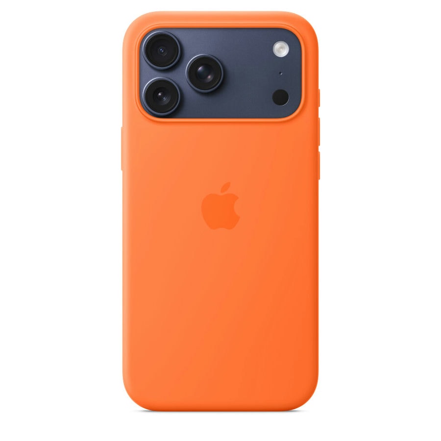Чехол защитный Apple Silicone Case with MagSafe для iPhone 17 Pro Max Orange
