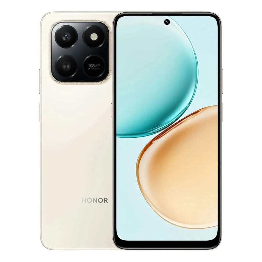 Смартфон HONOR X7d 6/128GB Золотой (Desert Gold)
