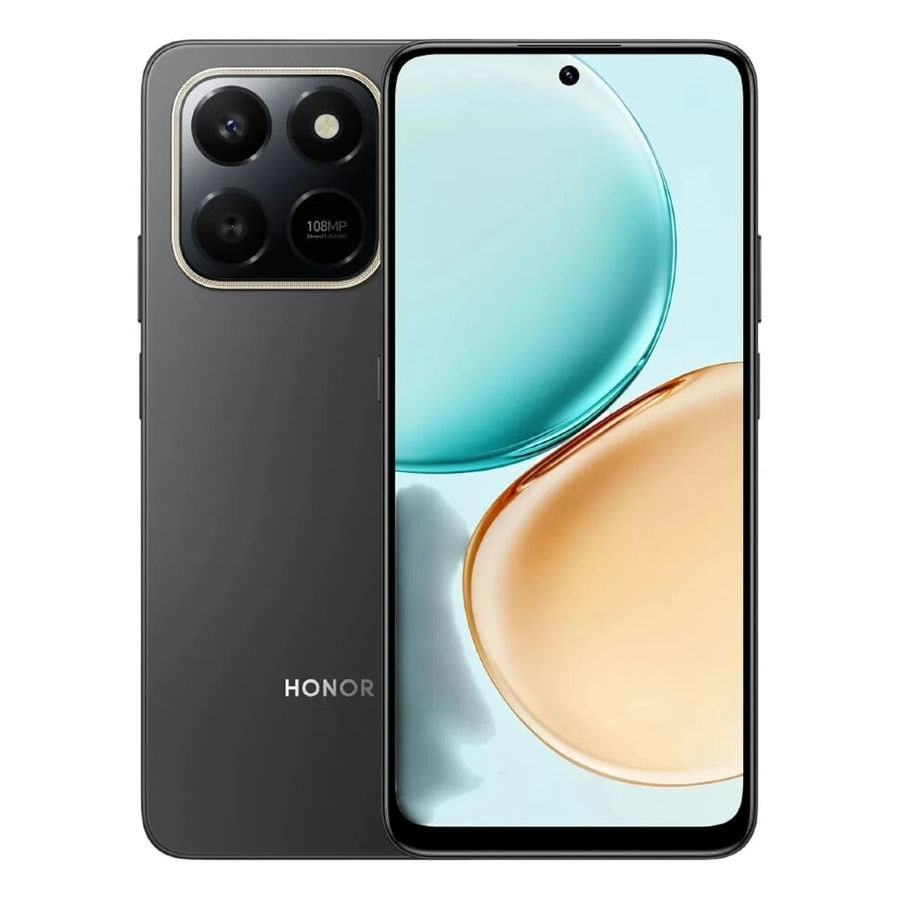 Смартфон HONOR X7d 8/128GB Черный (Velvet Black)