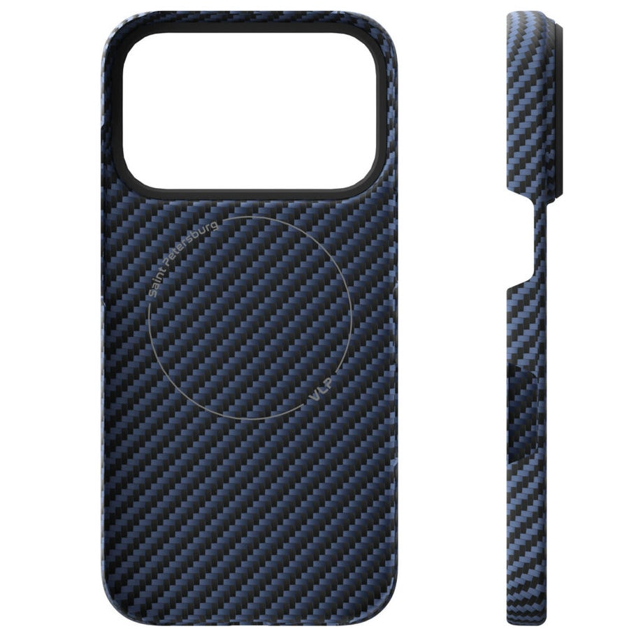 Чехол защитный VLP Kevlar Case MagSafe для iPhone 17 Pro Синий