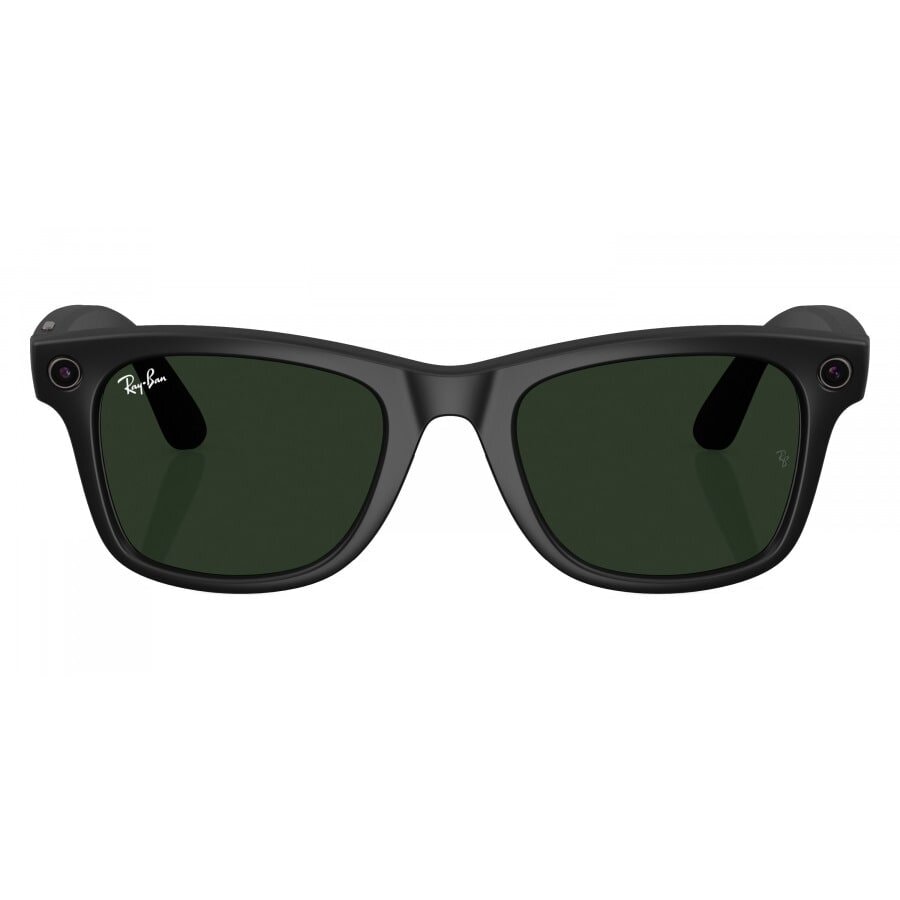 Умные очки Ray-Ban Wayfarer Black/Graphite Green (RW4006)