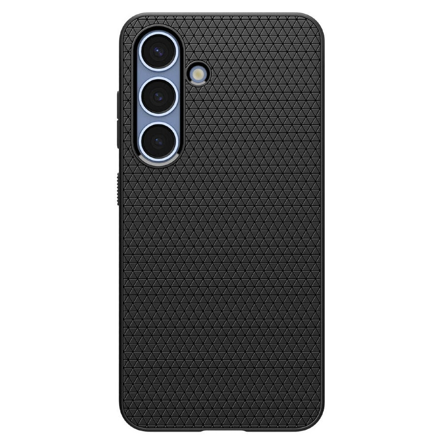 Чехол защитный Spigen Liquid Air для Samsung Galaxy S25 Черный (Black)