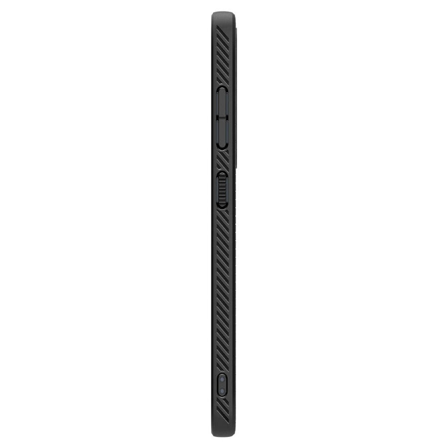 Чехол защитный Spigen Liquid Air для Samsung Galaxy S25 Черный (Black)