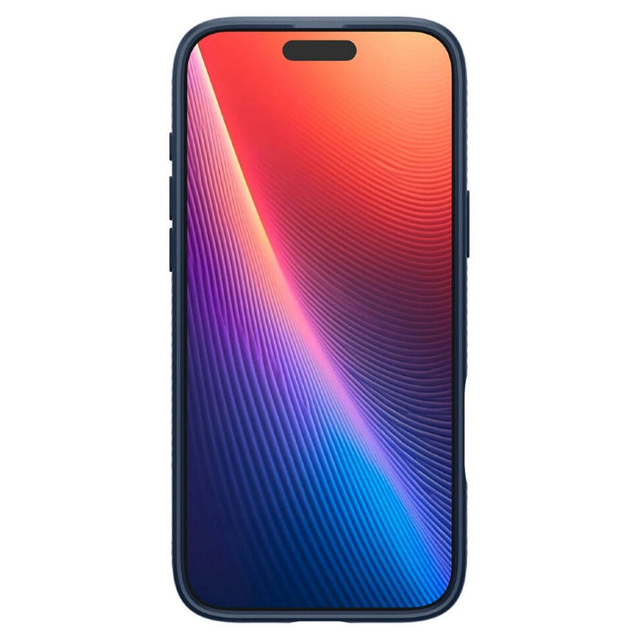  Чехол защитный Spigen Liquid Air для iPhone 16 Pro Max Темно-синий (Metal Slate)