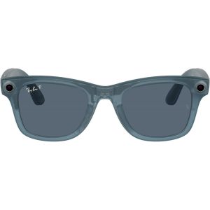 Умные очки Ray-Ban Wayfarer Matte Jeans/Polar Dusty Blue (RW4006)