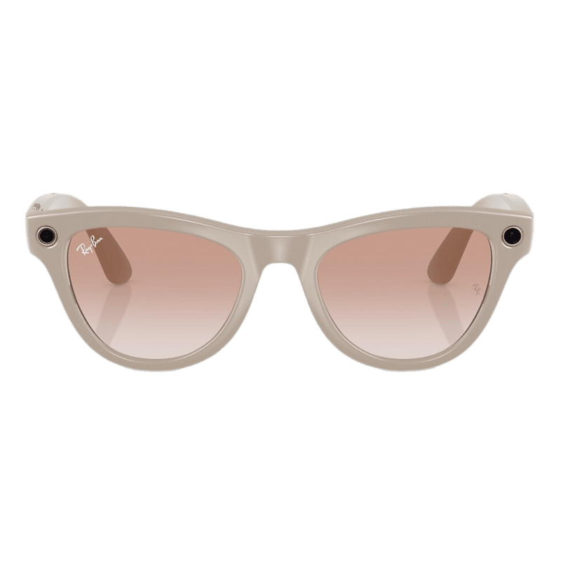 Умные очки Ray-Ban Skyler Shiny Chalky Gray/Cinnamon Pink (RW4010)