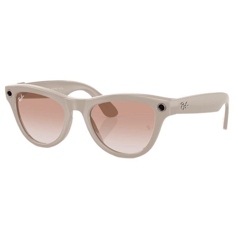 Умные очки Ray-Ban Skyler Shiny Chalky Gray/Cinnamon Pink (RW4010)