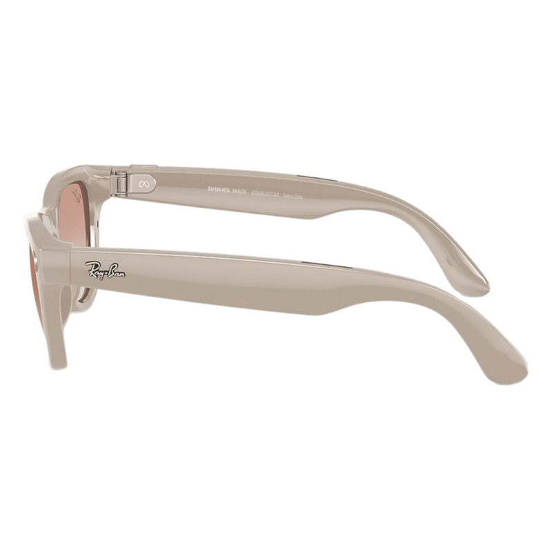 Умные очки Ray-Ban Skyler Shiny Chalky Gray/Cinnamon Pink (RW4010)