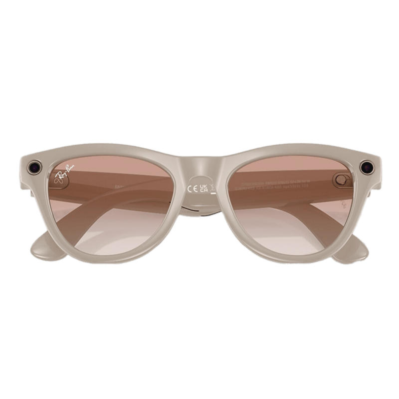 Умные очки Ray-Ban Skyler Shiny Chalky Gray/Cinnamon Pink (RW4010)