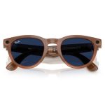 Умные очки Ray-Ban Headliner Caramel/Sapphire Transitions (RW4009)
