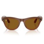 Умные очки Ray-Ban Skyler Shiny Caramel/Polar Brown (RW4010)