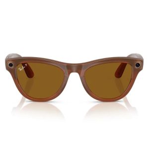 Умные очки Ray-Ban Skyler Shiny Caramel/Polar Brown (RW4010)