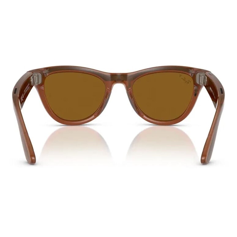Умные очки Ray-Ban Skyler Shiny Caramel/Polar Brown (RW4010)