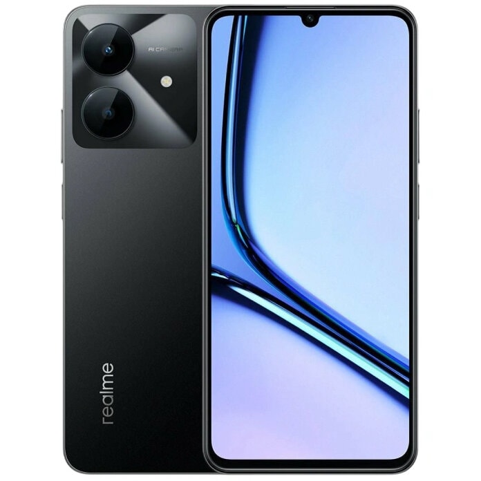 Смартфон realme Note 60X 4/128GB Черный (Marble Black)