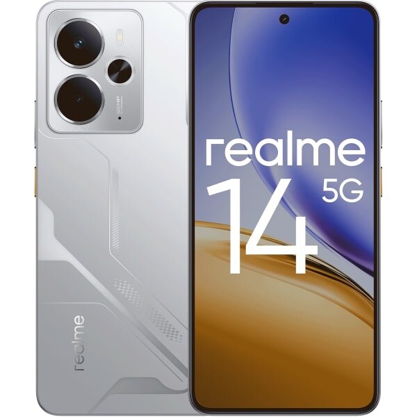 Смартфон realme 14 5G 12/256GB Серебристый (Silver)