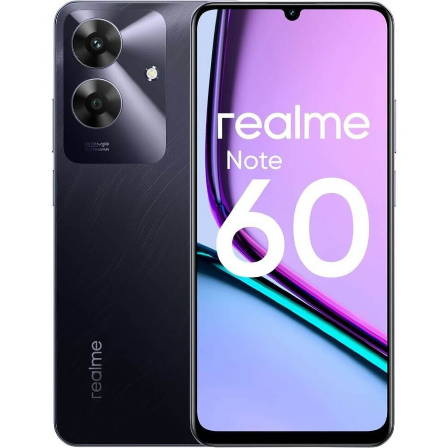 Смартфон realme Note 60 4/128GB Черный (Marble Black)