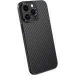 Чехол защитный углеродное волокно для iPhone 16 Pro Черный