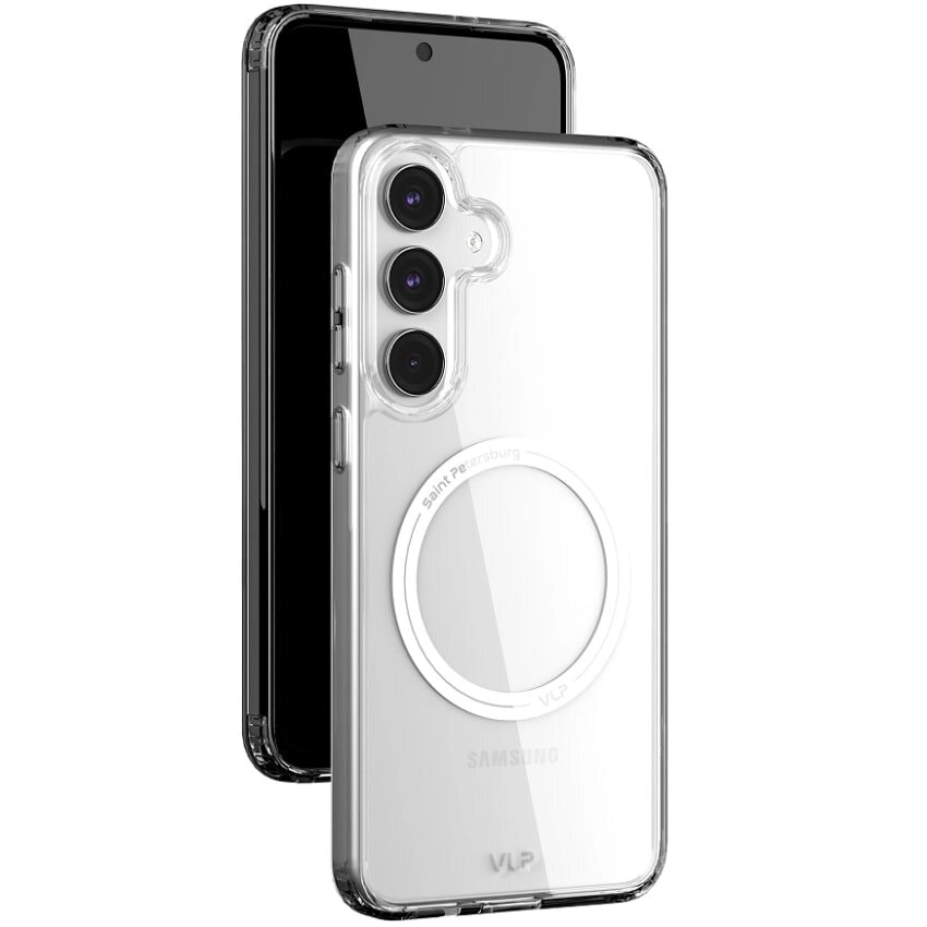 Чехол защитный VLP Crystal Case для Samsung Galaxy S25 FE Прозрачный