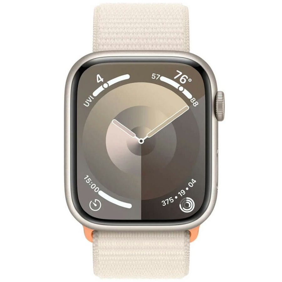 Умные часы Apple Watch Series 9 45mm Starlight Aluminum Case with Starlight Sport Loop