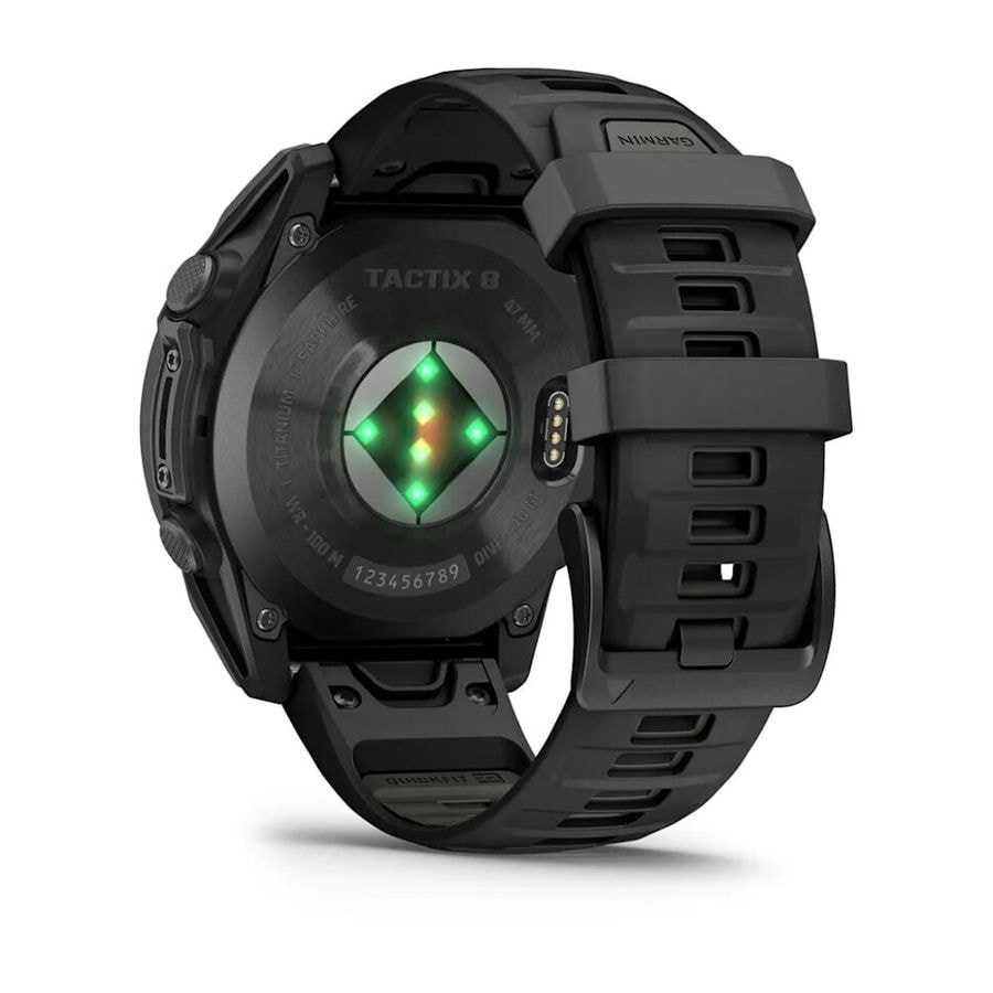 Умные часы Garmin Tactix 8 51mm SOLAR Includes Applied Ballistics Ultralight Solver (010-03407-00)