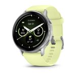 Умные часы Garmin Venu 4 45mm Silver with Citron Silicone Band (010-03014-02)