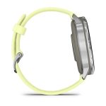 Умные часы Garmin Venu 4 45mm Silver with Citron Silicone Band (010-03014-02)