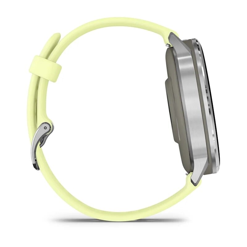Умные часы Garmin Venu 4 45mm Silver with Citron Silicone Band (010-03014-02)